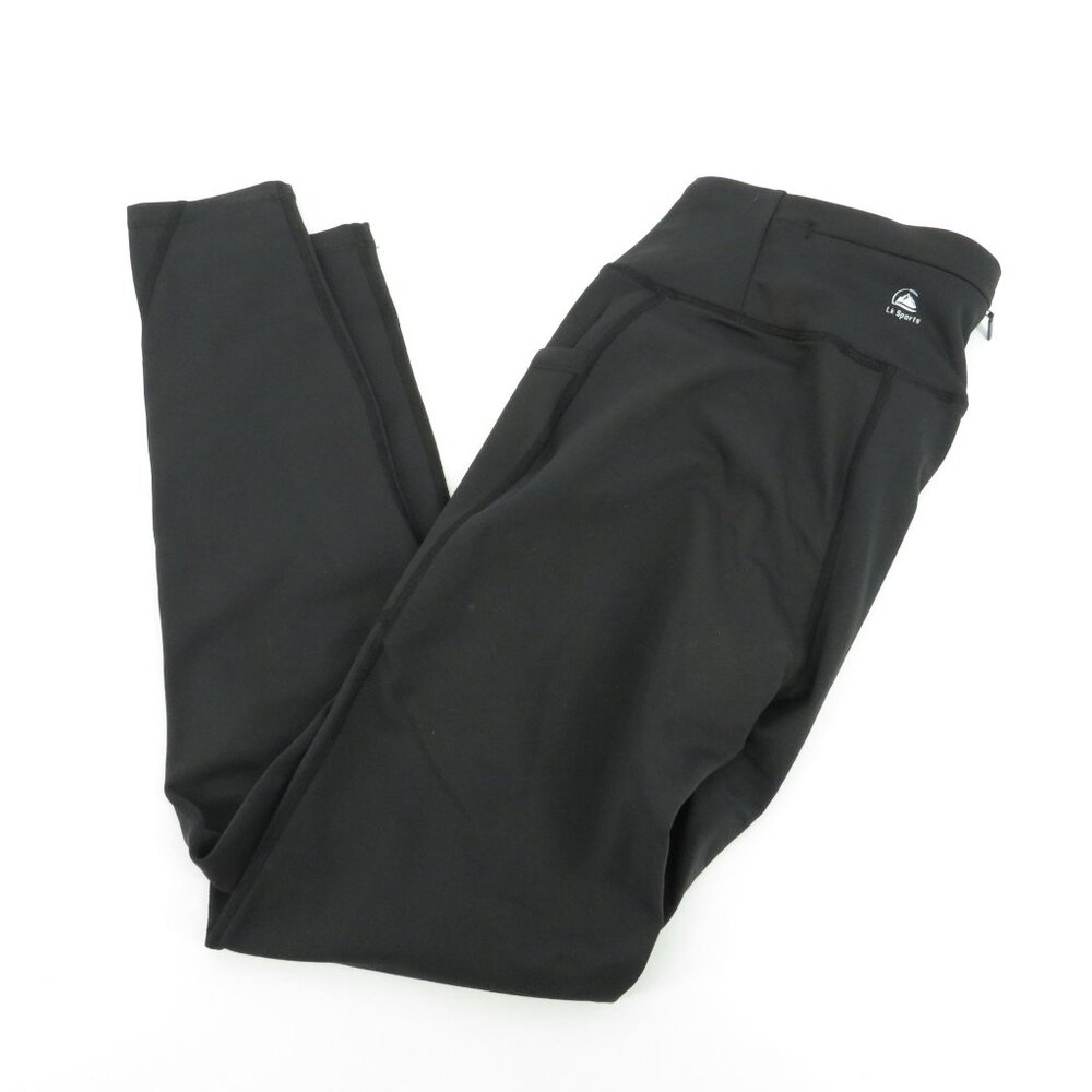 LK Sports Women's Black Fleece Lined Leggings High Waisted  Small  NWOT